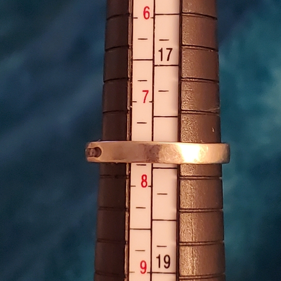 14k wg diamond wedding band - Picture 6 of 7